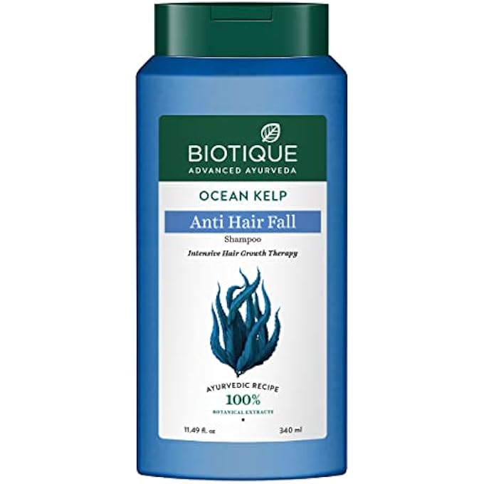 Biotique BIO KELP PROTEIN SHAMPOO FOR FALLING HAIR INTENSIVE REGROWTH TREATMENT, 340ML, MULTI - Image 2