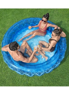 Bestway Bestway Pool Bohemian Blue 168x53cm | Inflatable Pool | Family Pool Perfect for Summer  - Image 2