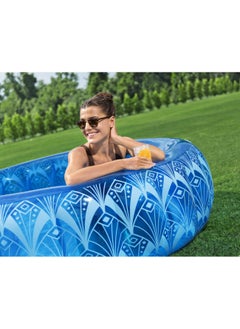 Bestway Bestway Pool Bohemian Blue 168x53cm | Inflatable Pool | Family Pool Perfect for Summer  - Image 5