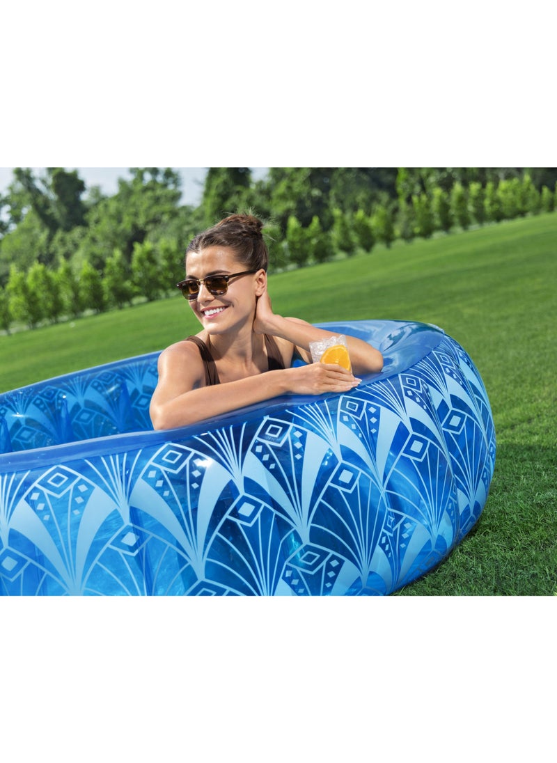 Bestway Pool Bohemian Blue 168x53cm | Inflatable Pool | Family Pool Perfect for Summer