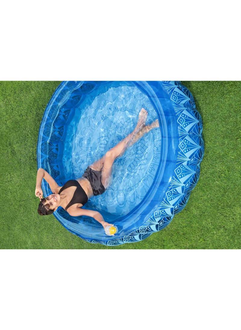 Bestway Pool Bohemian Blue 168x53cm | Inflatable Pool | Family Pool Perfect for Summer