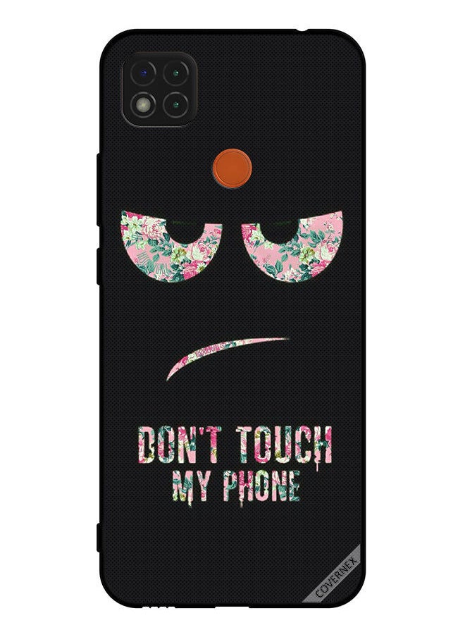 Covernex Protective Case Cover For Xiaomi Redmi 9C Don't Touch My Phone Floral  - Image 1
