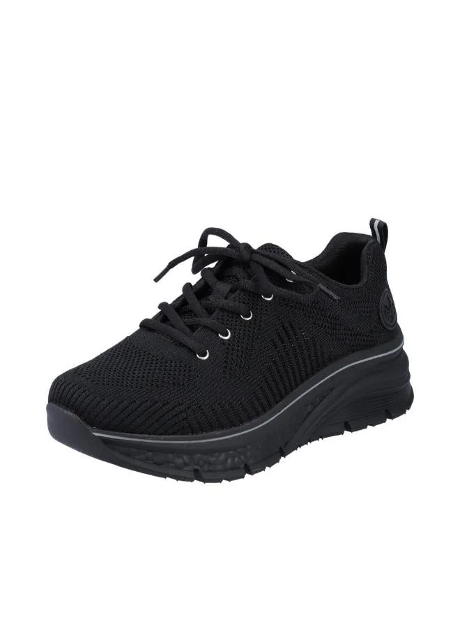 ريكر 116-1166 Rieker Ladies Casual Shoes Evolution 48022-00 Black