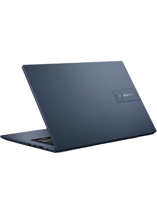 أسوس Vivobook x1404va Laptop With 14-Inch Full HD Display,Intel Core i7-1355U Processor/16GB RAM/512GB SSD/Intel UHD 600  Graphics/Windows 11 Home With free Bundle English Quiet Blue - Image 3