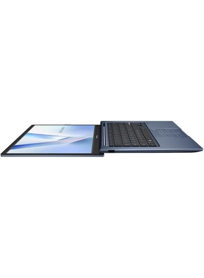 أسوس Vivobook x1404va Laptop With 14-Inch Full HD Display,Intel Core i7-1355U Processor/16GB RAM/512GB SSD/Intel UHD 600  Graphics/Windows 11 Home With free Bundle English Quiet Blue - Image 5