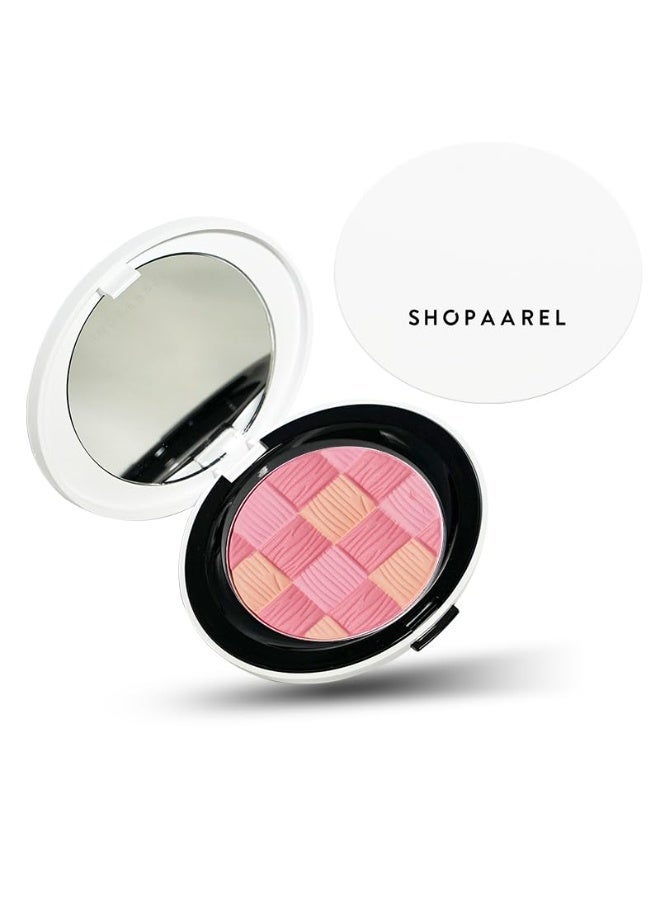 شوبارل أحمر خدود SHOPAAREL | لون غني بتركيبة مطفية ولامعة | أحمر خدود ناعم وسهل الدمج يدوم طويلاً | عبوة مدمجة خفيفة الوزن تمنح إشراقة طبيعية (درجة Sweet) - Image 1
