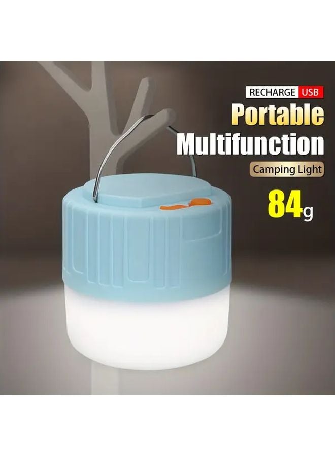 2pcs Portable Hands Free Flashlight Camping Lantern Type C Rechargeable With Hook - Image 3