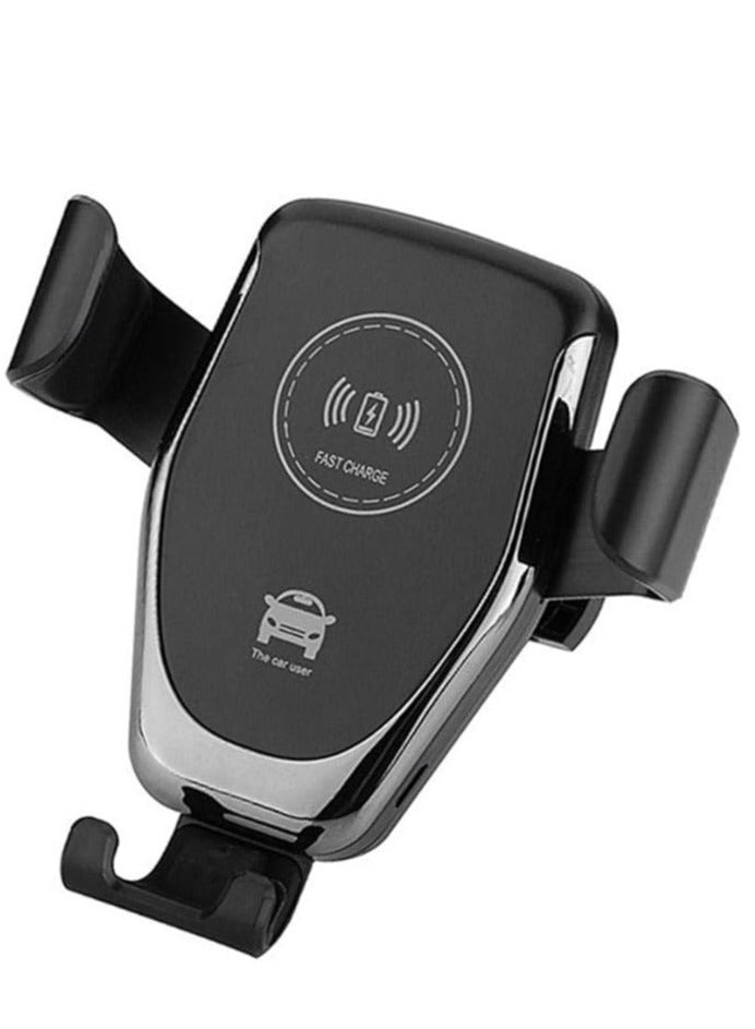 general Wireless Car Charger, 3-in-1 Qi 10W Fast Wireless Auto Clamp Charging Car Vent + Dashboard Mount Phone Holder - Image 1