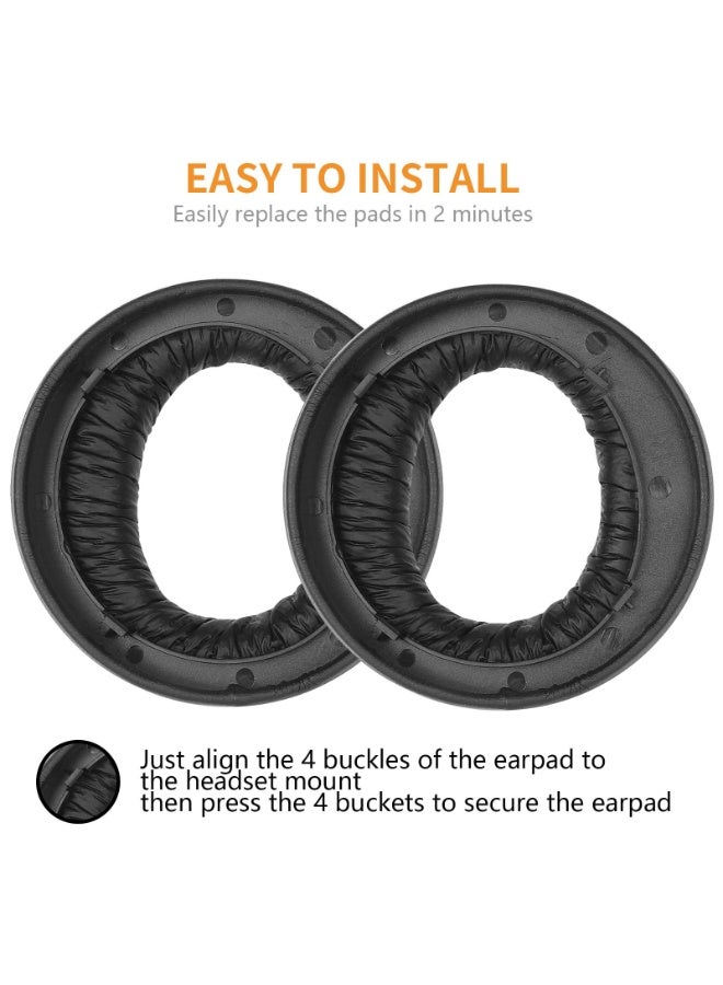 Chabeia PS5 Headset Earpads Cooling Gel Pulse 3D Wireless Ear Pads Cushions Replacement for Sony Playstation 5/PS5/Pulse 3D Wireless Gaming Headset, Soft and Comfortable Ear Cups Accessories (Black) - Image 4