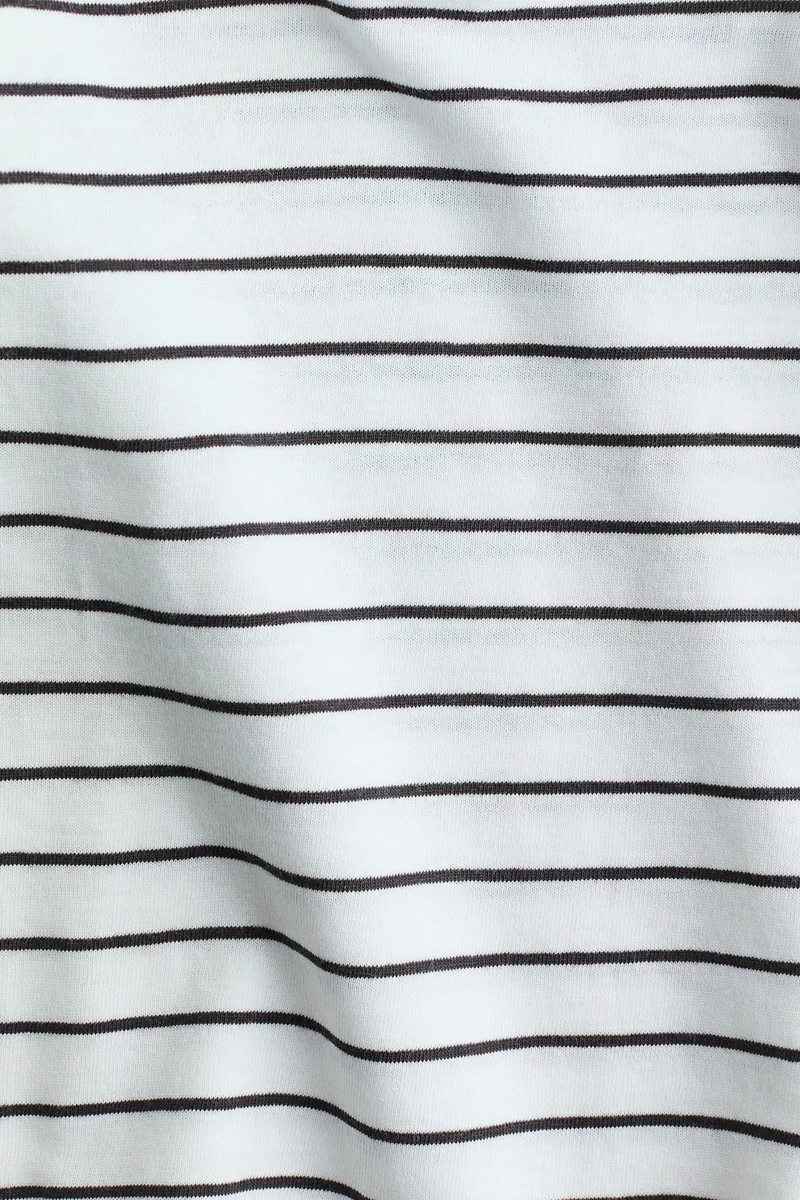 اتش اند ام بلوزة جيرسيه بأكمام طويلة