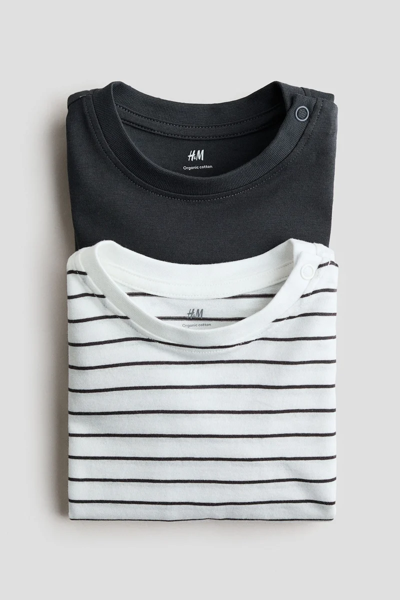 H&M 2-pack long-sleeved jersey tops