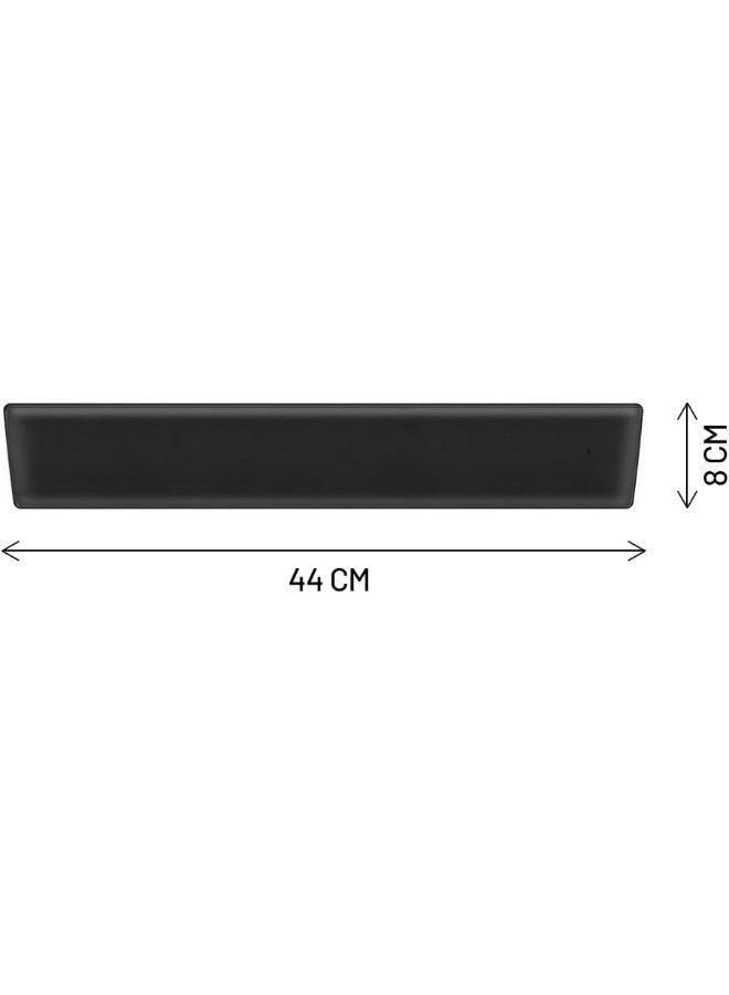 ديل KR3023D Keyboard Wrist Rest - PU Leather, Soft Memory Foam for Stable Wrist Position, Anti Skid Base Feet for Grip & Stability, Ergonomic Design, Water Resistant black - Image 3