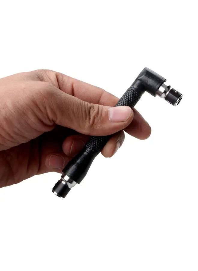 Professional Heavy Duty Vanadium Steel L Shaped Extension Bar Wrench 10 Bits Long Screwdriver For Tight Spaces Nut And Bolt Removal Ideal For Electricians Plumbers DIY And Automotive Repair - Image 2