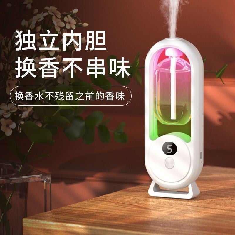Toilet Deodorant Air Diffuser Spray Aromatherapy Machine Automatic Sprayer Perfume - Image 3