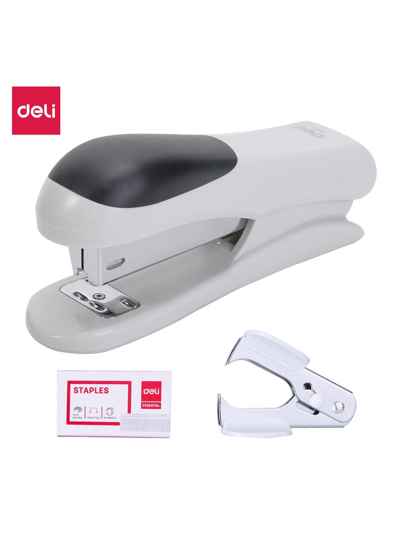 Deli Stationery Set, Stapler, and Staple Remover with Letter Opener, Back to School Set, Assorted Colors  - Image 1