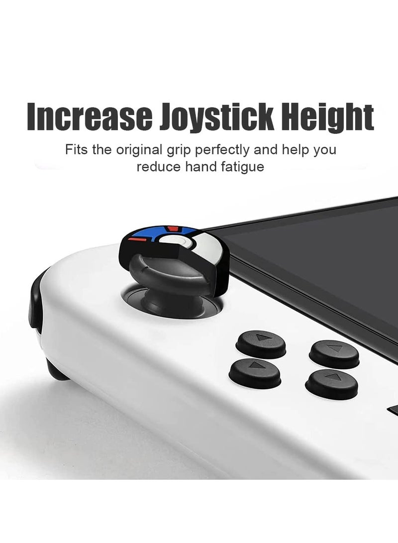 Switch Joycon Thumb Grip Caps, Soft Silicone Joystick Cover Compatible with Nintendo Switch/OLED/Switch Lite, Analog Stick Grips Button Covers for Switch - Image 4