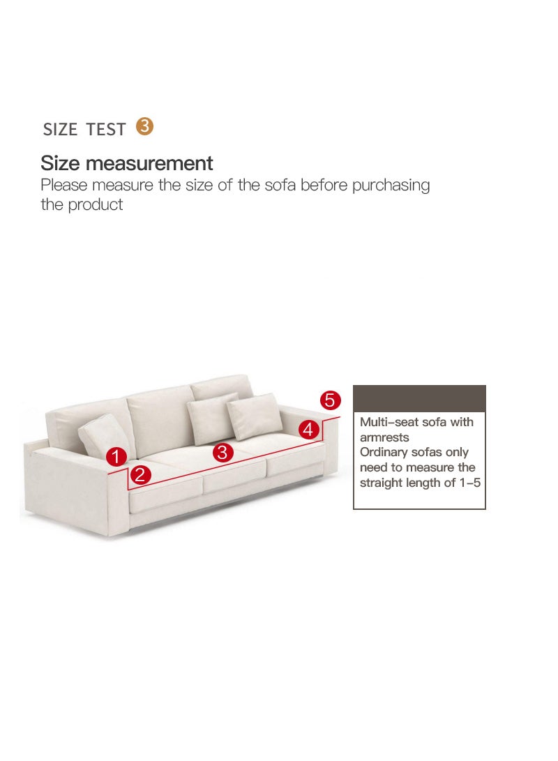 Sharpdo European Non-Slip Four Seasons Sofa Cover - Elastic Band Fixation, Lotus Leaf Skirt Design, Durable Fabric - Image 5