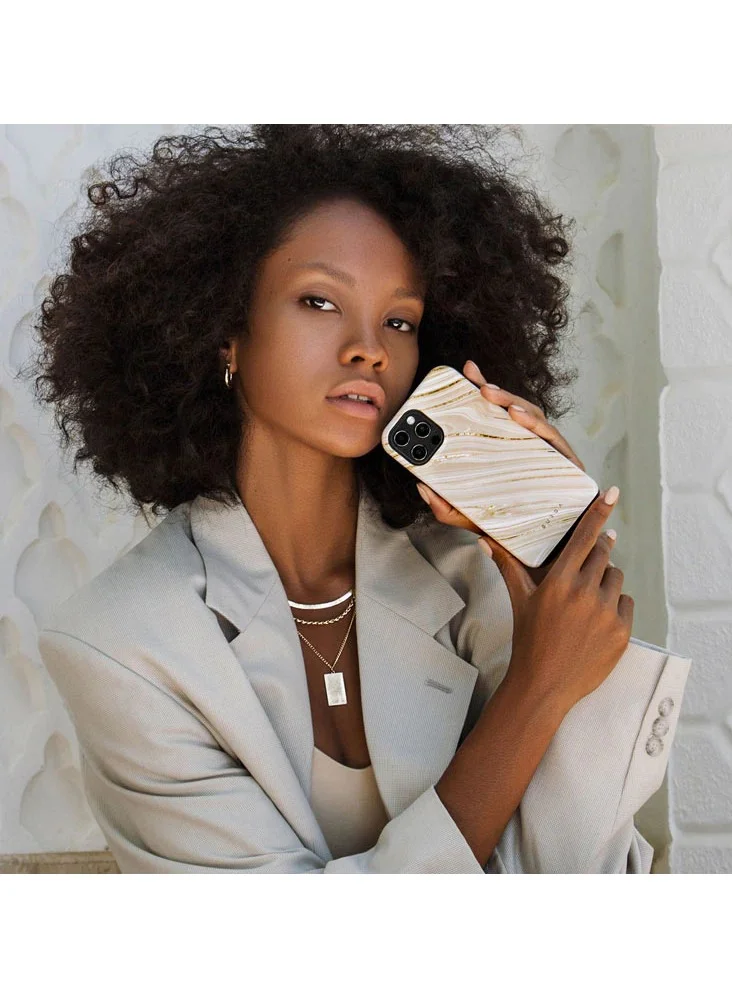 BURGA iPhone 16 pro Case, 2 Piece Hard Shell + TPU Silicone Interior, Shock Absorption, All Port Accessible, Raised Bezel For Screen & Camera Protection, Never Fading HQ Print,Full Glam