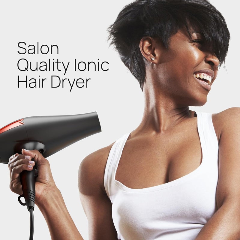 TREZORO Professional Blow Dryer – Ionic Hair Dryer 2000W with Diffuser for Salon & Personal Use – Powerful, Fast & Quiet Drying for Curly Hair, Unwanted Frizz – Design for Travel – 8.2ft Cord - Image 2