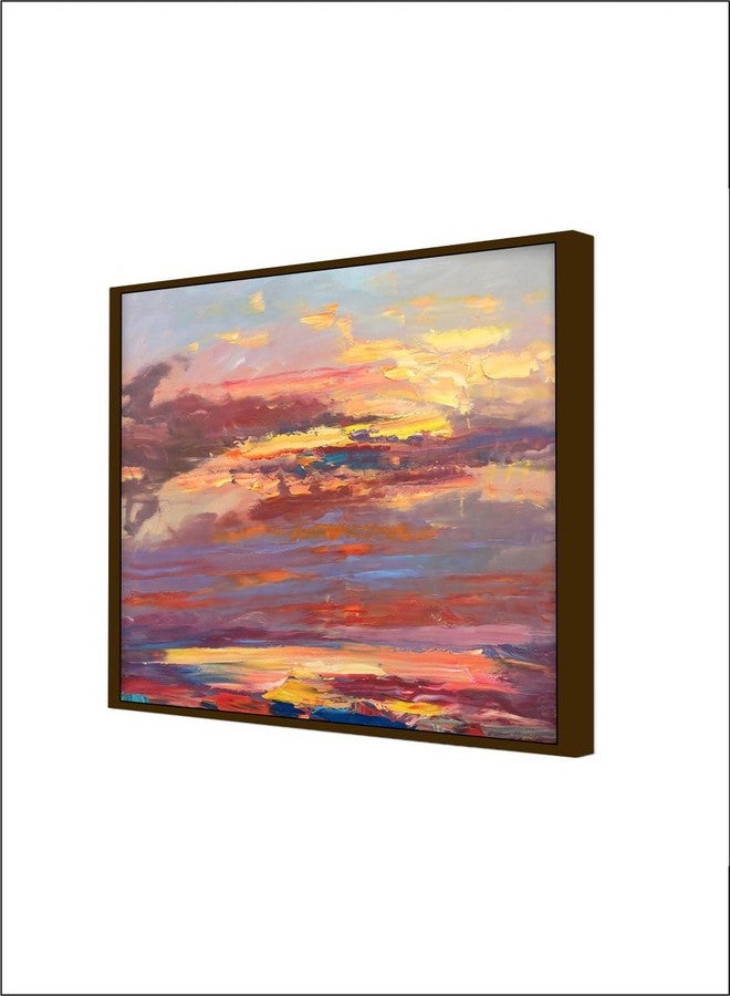 Artsense Painting for wall decoration Cloud Abstract wall painting for living room big size painting for home decoration with frame-Multicolor/30x40 inches/(76x101 cm) - Image 4