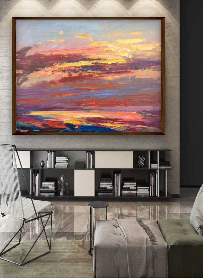Artsense Painting for wall decoration Cloud Abstract wall painting for living room big size painting for home decoration with frame-Multicolor/30x40 inches/(76x101 cm) - Image 1