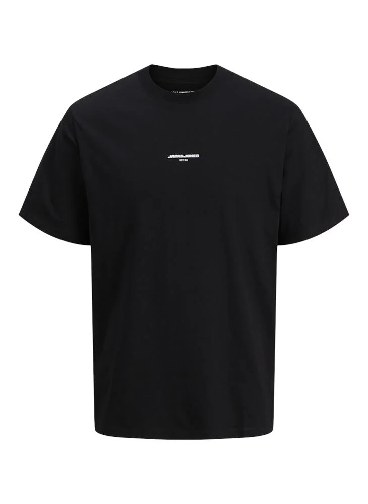 JACK & JONES Jcolido Aop Back Print Crew Neck T-Shirt