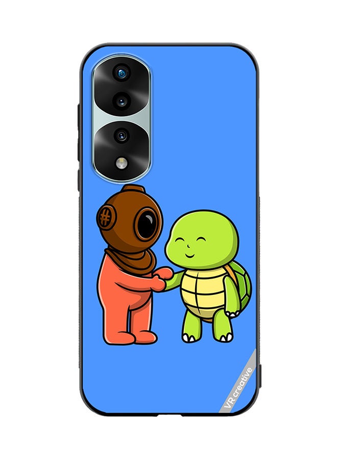 VR CREATIVE Protective Case Cover For Honor 70 Pro Cute Diver Design Multicolour - Image 1