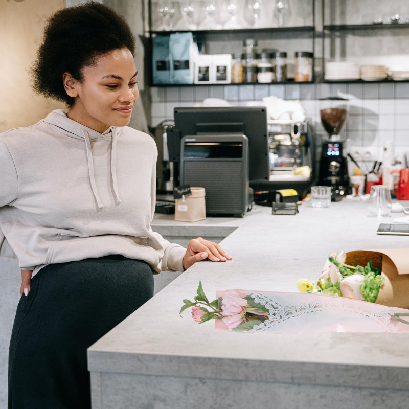 Retro Lace Flower Packaging Bags Rose Pink 20pcs for Florist Bouquet Floral Arrangement - Image 5