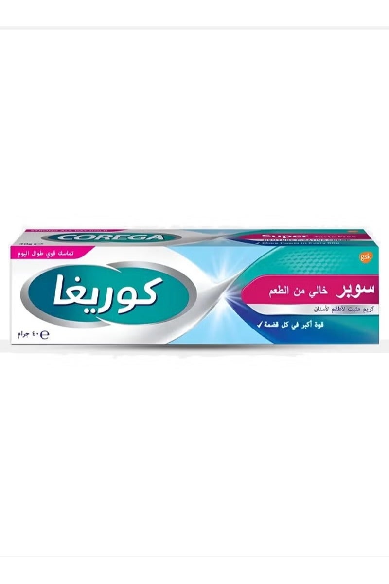كوريغا COREGA Super Denture Fixative Cream Taste Free - 40g