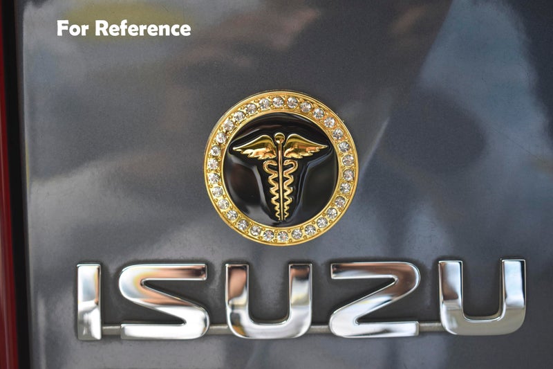 Incognito Metal Diamond Doctor Emblem Sticker for Cars, Bikes, Laptops, etc (Black Silver) - Image 4