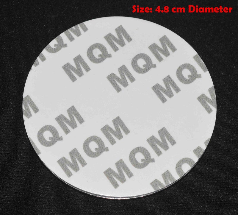 Incognito Metal Diamond Doctor Emblem Sticker for Cars, Bikes, Laptops, etc (Black Silver) - Image 3
