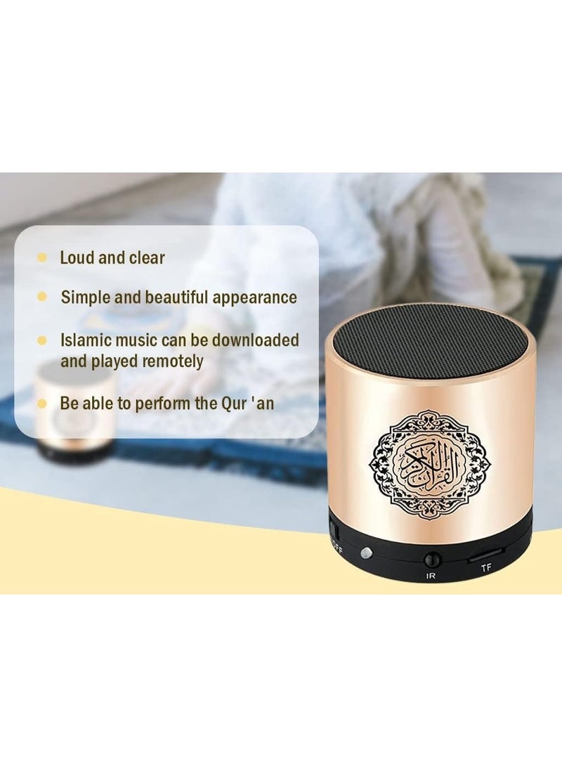 مكبر صوت القرآن الكريم SQ-200 مع جهاز تحكم عن بعد وتطبيق - 18 قارئ قرآن، 14 لغة ترجمة، مشغل MP3 للتفسير والتلاوة، مشغل صوت رقمي لاسلكي محمول للقرآن الكريم مع FM وTF وصوت عالي الدقة - Image 3
