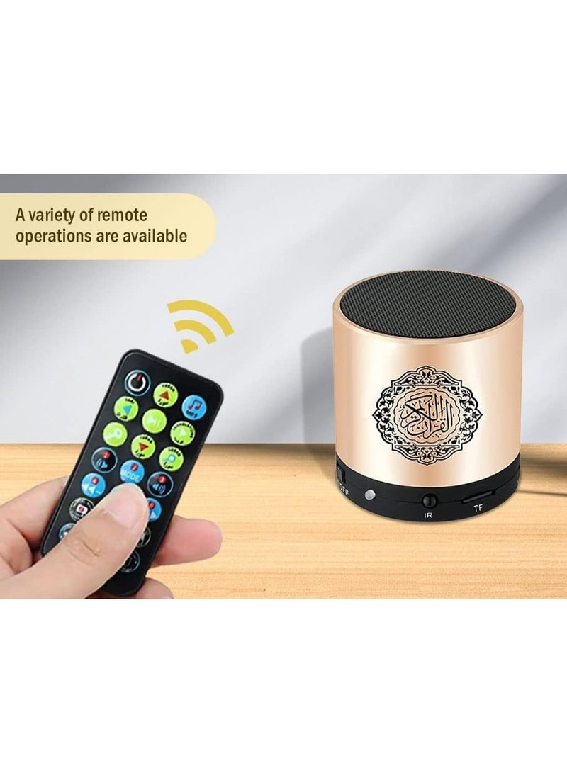 مكبر صوت القرآن الكريم SQ-200 مع جهاز تحكم عن بعد وتطبيق - 18 قارئ قرآن، 14 لغة ترجمة، مشغل MP3 للتفسير والتلاوة، مشغل صوت رقمي لاسلكي محمول للقرآن الكريم مع FM وTF وصوت عالي الدقة - Image 4