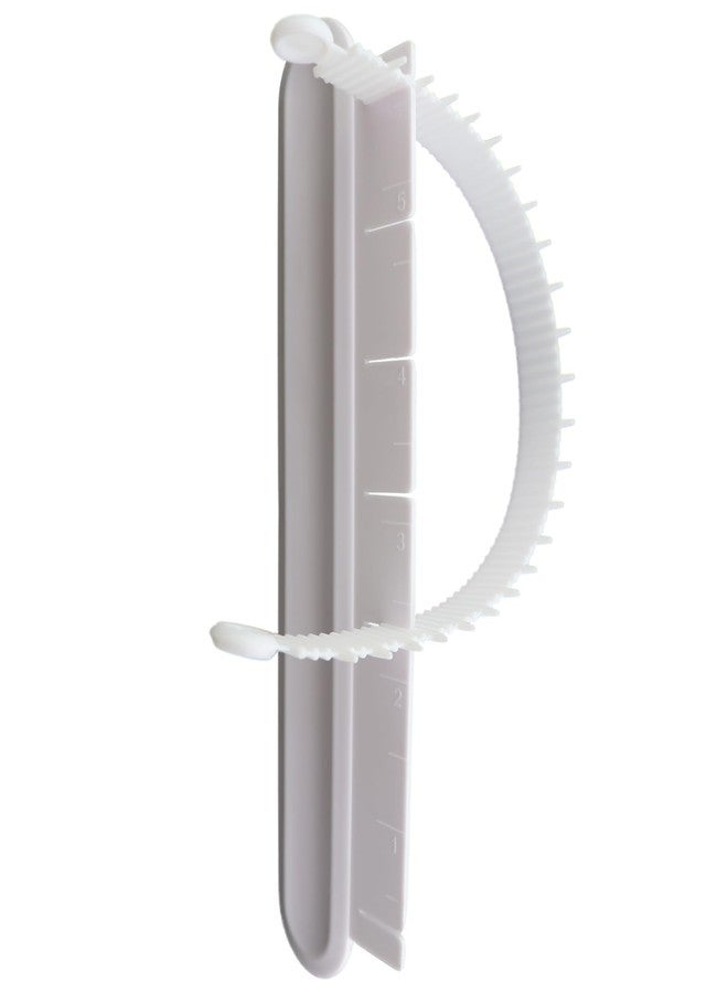 CChiai Flip Cake Arc Ruler Decorative Scale Baking Ruler Plastic Baking Measuring Tools Pastry Art Tools Surround Decorative Marker For Cake Decorating Arc Framing Aid White - Image 4