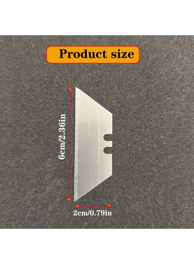 10pcs Metal Hand Push Blades Multi Function DIY Art Craft Triangle Blades Set - Image 5