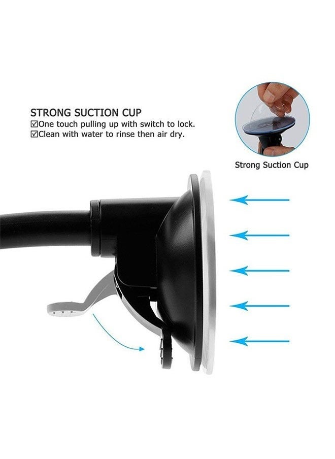 Bukela - Car Phone Mount,  3-in-1 Cell Holder Air Vent Dashboard Mount Windshield for iPhone Xs Max R X 8 Plus 7 6S Samsung Galaxy S9 S8 Edge S7 S6 LG Sony and More - Image 1