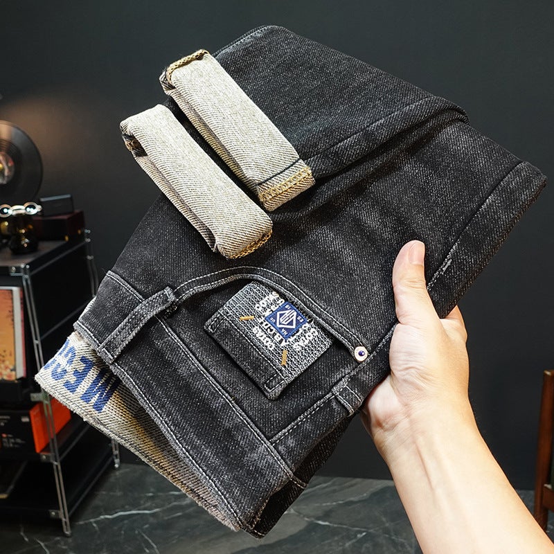 Unisex Classic Denim Jeans Loose Fit Daily Outdoor Wear - Image 3