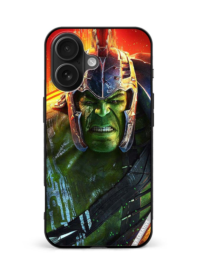 VR CREATIVE Protective Case Cover For Apple iPhone 16 Hulk Design Multicolour