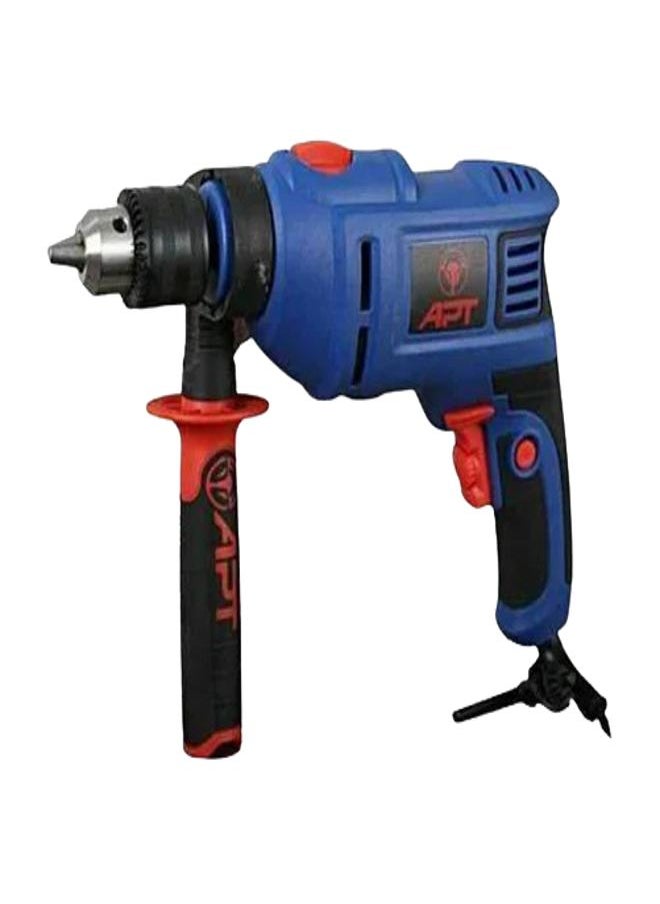 Apt Corded Impact Drill APT 13mm, 650 Watt, DW02635 - Blue Black 