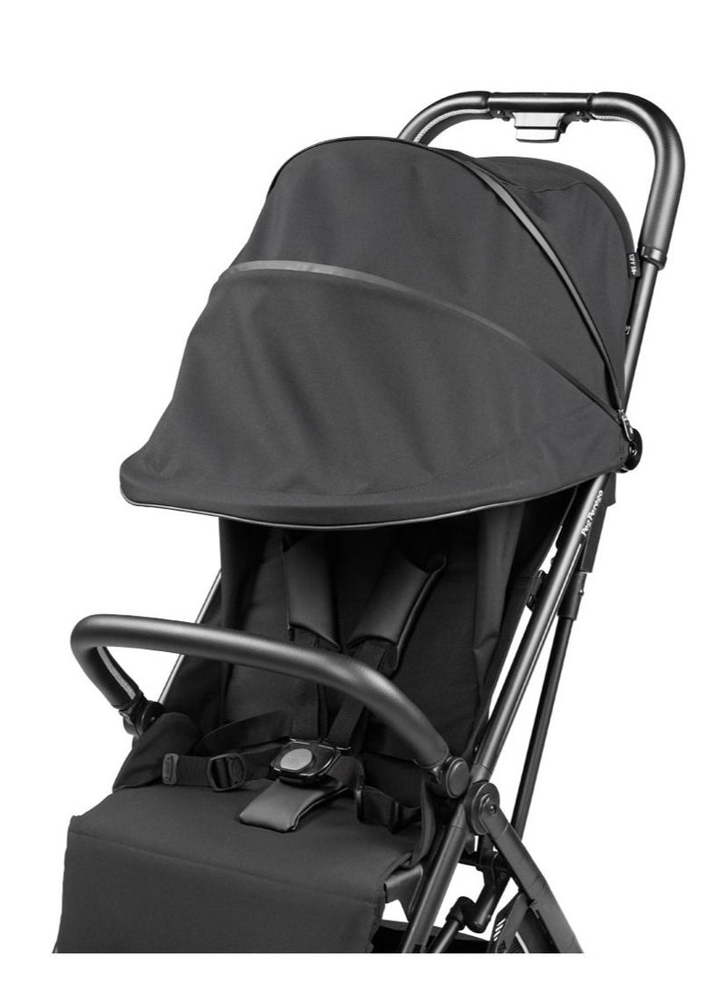 Peg Perego Selfie Lightweight and Self Folding Travel Stroller Suitable from 0 Months to 3 Years-Licorice  - Image 5