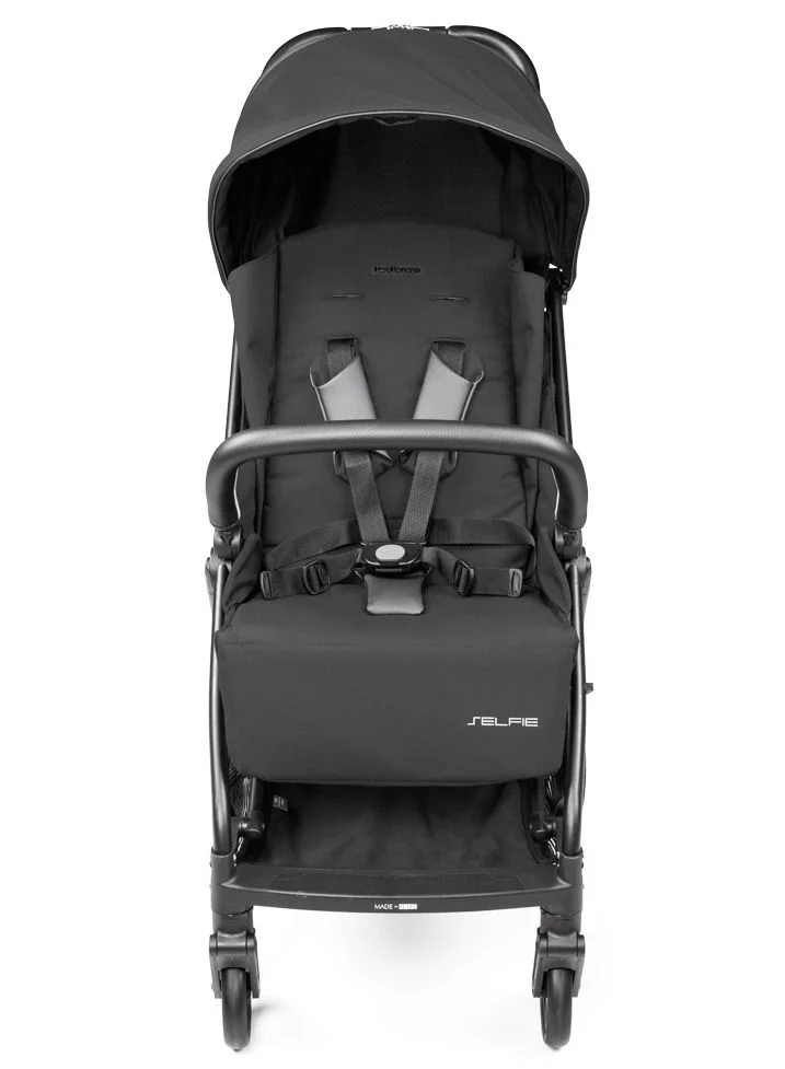 Peg Perego Peg Perego Selfie Lightweight Folding Stroller,Perfect for Newborns to Toddlers - Licorice