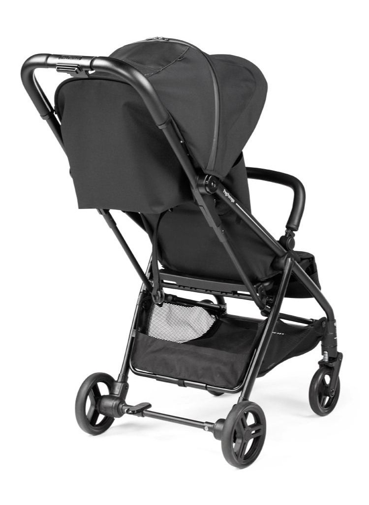 Peg Perego Selfie Lightweight and Self Folding Travel Stroller Suitable from 0 Months to 3 Years-Licorice  - Image 2