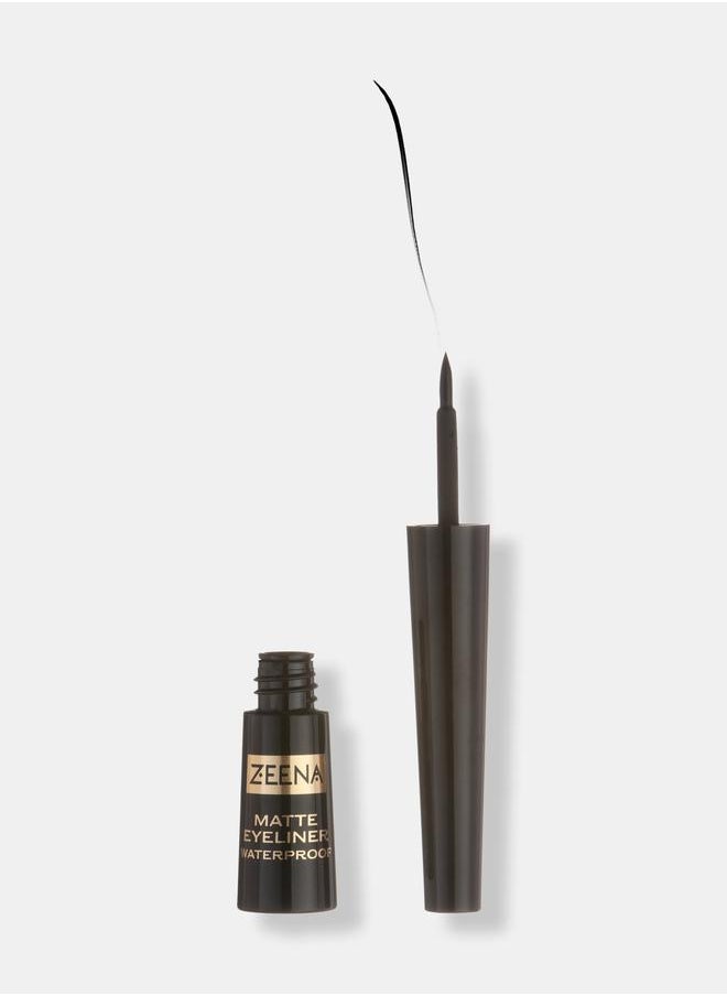 Zeena Matte Eyeliner Waterproof 010  - Image 1