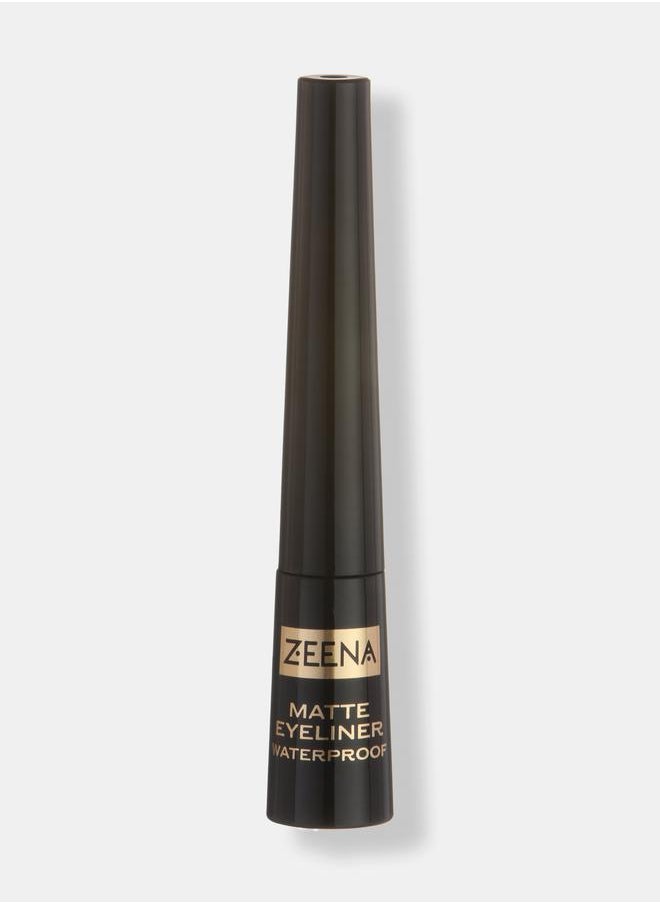 Zeena Matte Eyeliner Waterproof 010  - Image 2