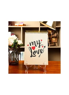 The Bros Plastic Easels, 4 Pcs Clear Picture Display Stands Card Easels Holder Stands for Home Decoration Birthdays Tables, 4.72Inch  - Image 4