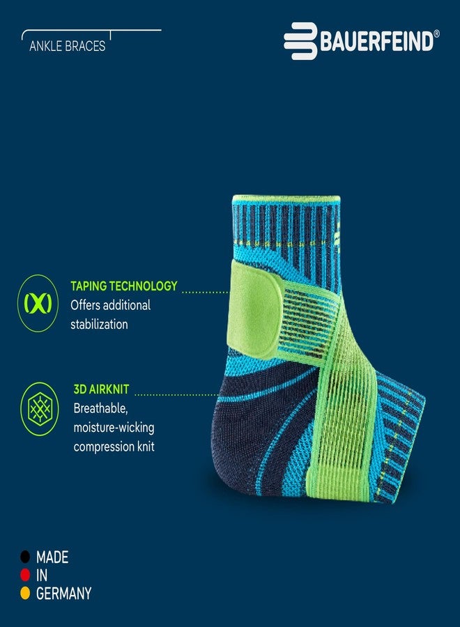 Bauerfeind Sports Ankle Support - Ankle Brace for Stabilization & Protection - Figure-8 Taping Strap - Targeted Compression - Lightweight & Durable (Black, X-Large/Left) - Image 4