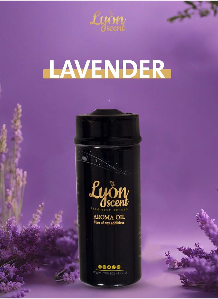 LYON SCENT Lyon Scent Aroma Oil, 100% Pure Oil, Perfume for Air Freshener, Diffuser Aroma, Fragrance Oil, Air Freshener Oil refill, Essential Scented Oil, Luxurious Scent (LAVENDER)  - Image 2