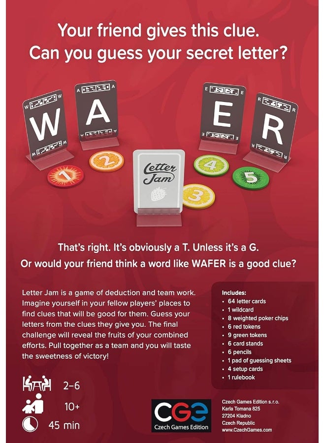 Czech Games Edition Czech Games Letter Jam - Image 3