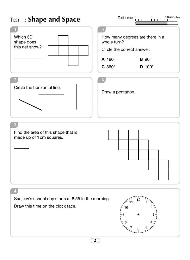 Bond 11+: Bond 11+ Maths 10 Minute Tests with Answer Support 8-9 years  - Image 2