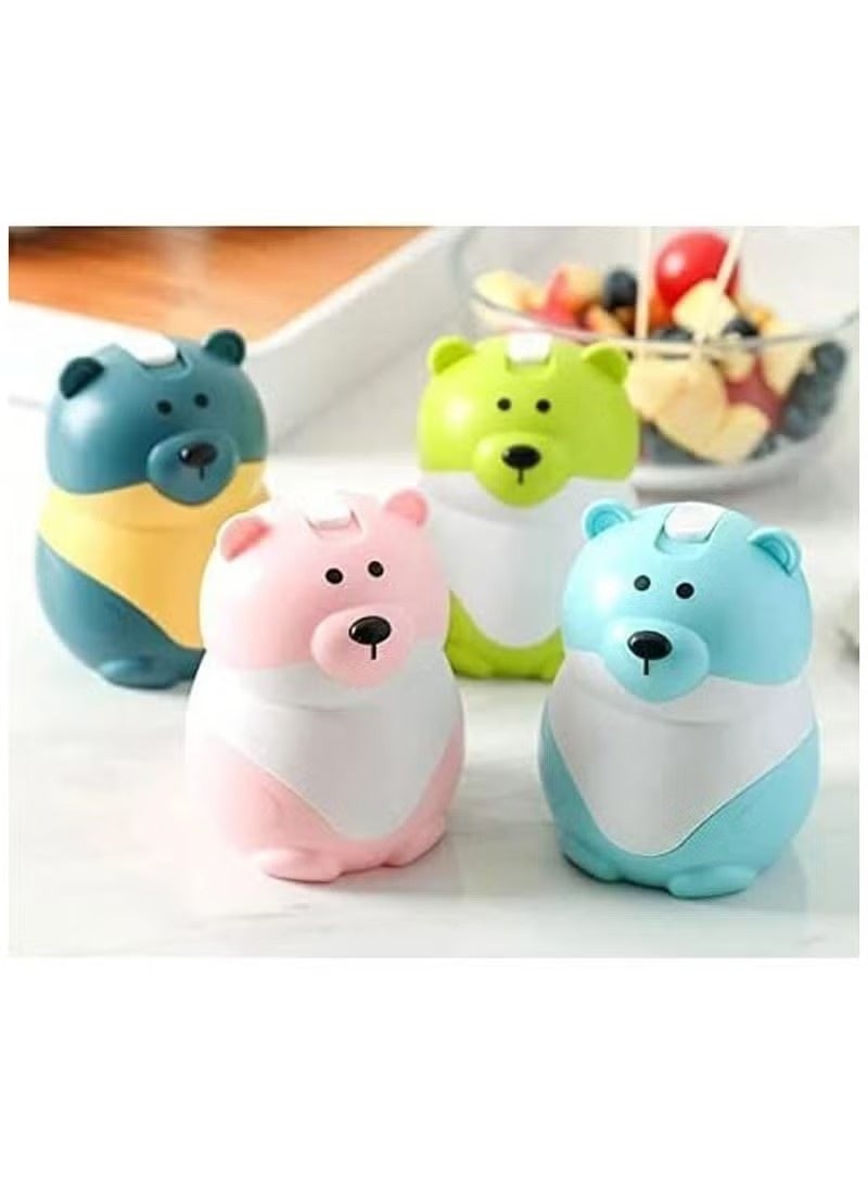 Multicolor teddy bear-shaped toothpick holder - Image 2